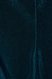 Product shot of the Sinead Dress in colour Ocean (Blue), detail