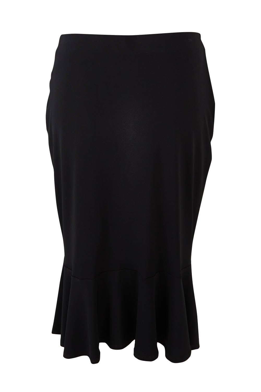 Product shot of the Eva Skirt in colour Black (Black), from the back
