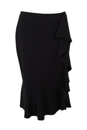 Product shot of the Eva Skirt in colour Black (Black), from the front