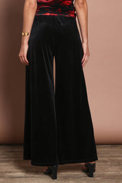 Kaia Velvet Pants – Black