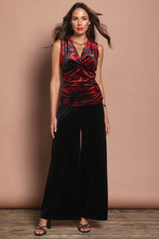 Kaia Velvet Pants – Black