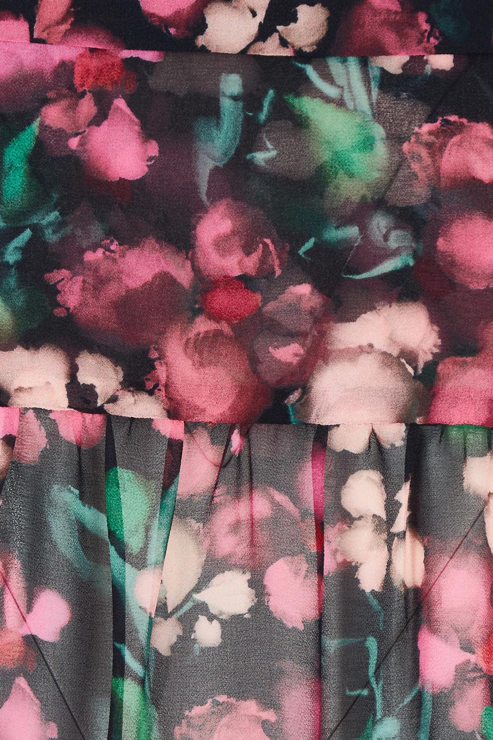 Product shot of the Elina Blouse in colour Blossom (Pink), detail