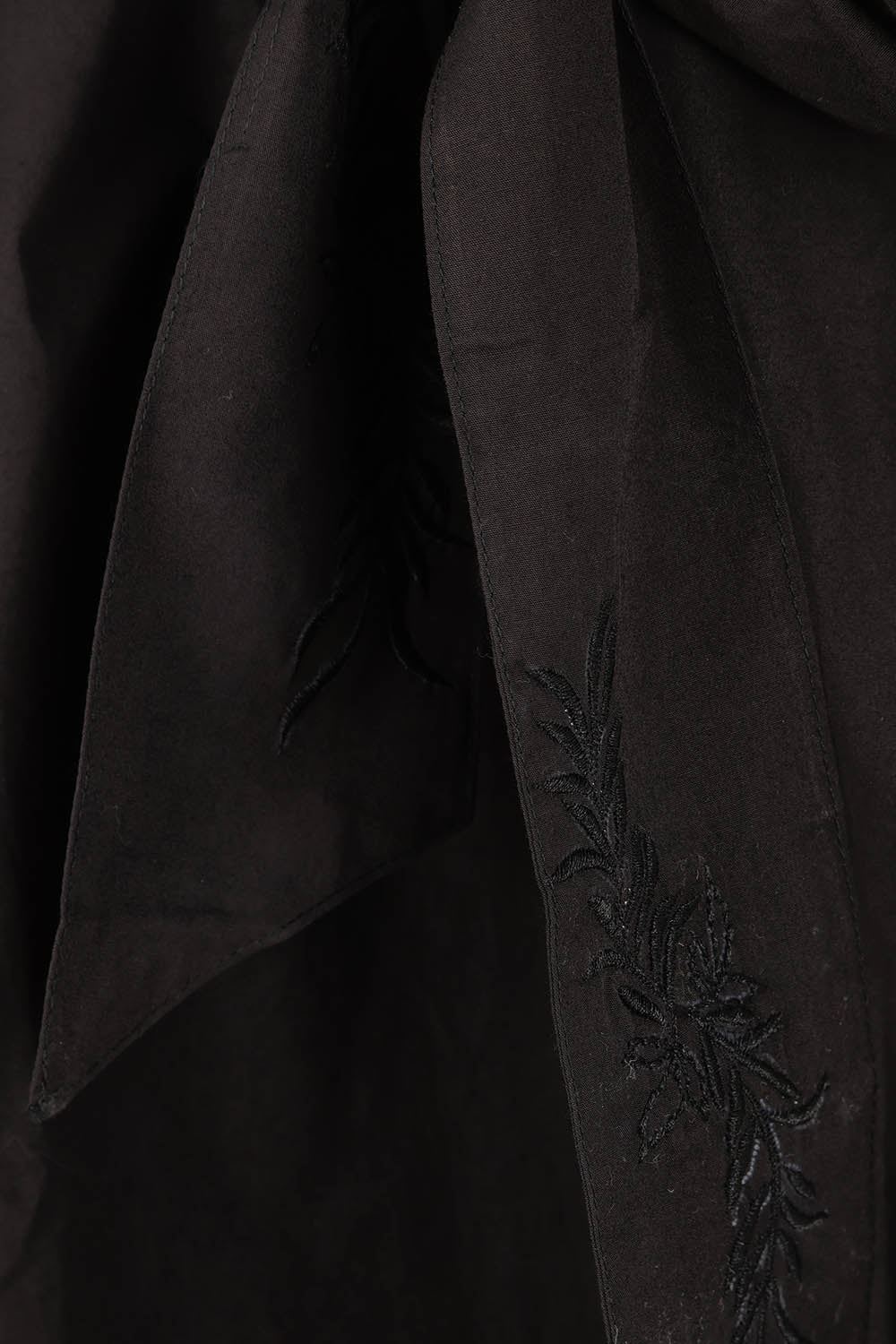 Product shot of the Belinda Dress in colour Black (Black), detail