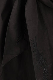 Product shot of the Belinda Dress in colour Black (Black), detail
