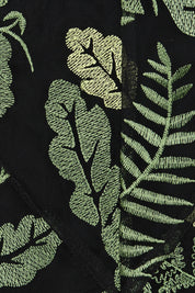 Product shot of the Mariela Dress Set in colour Blkforest (Black), detail