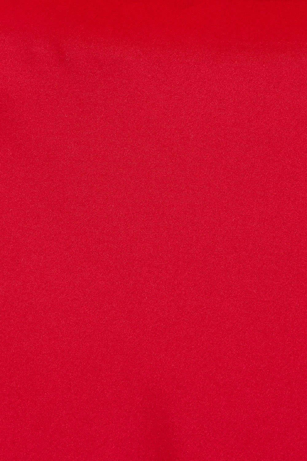 Product shot of the Loulou Satin Skirt in colour Red (Red), detail