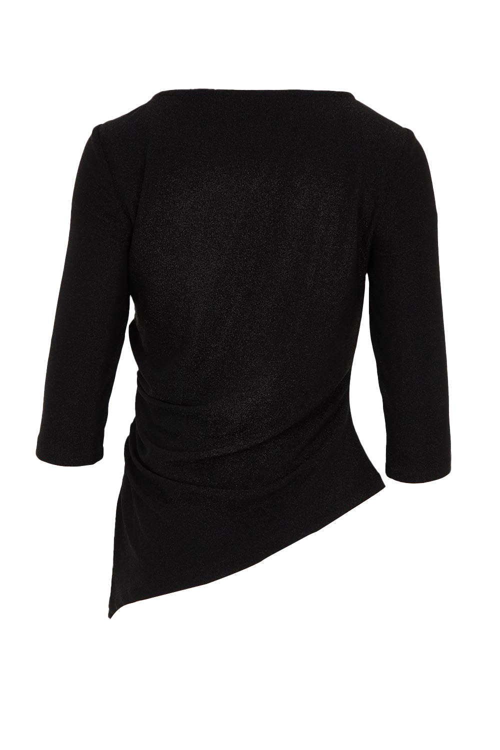 Product shot of the Aisling Top in colour Black (Black), from the back