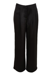 Product shot of the Amelia Pants in colour Black (Black), from the front
