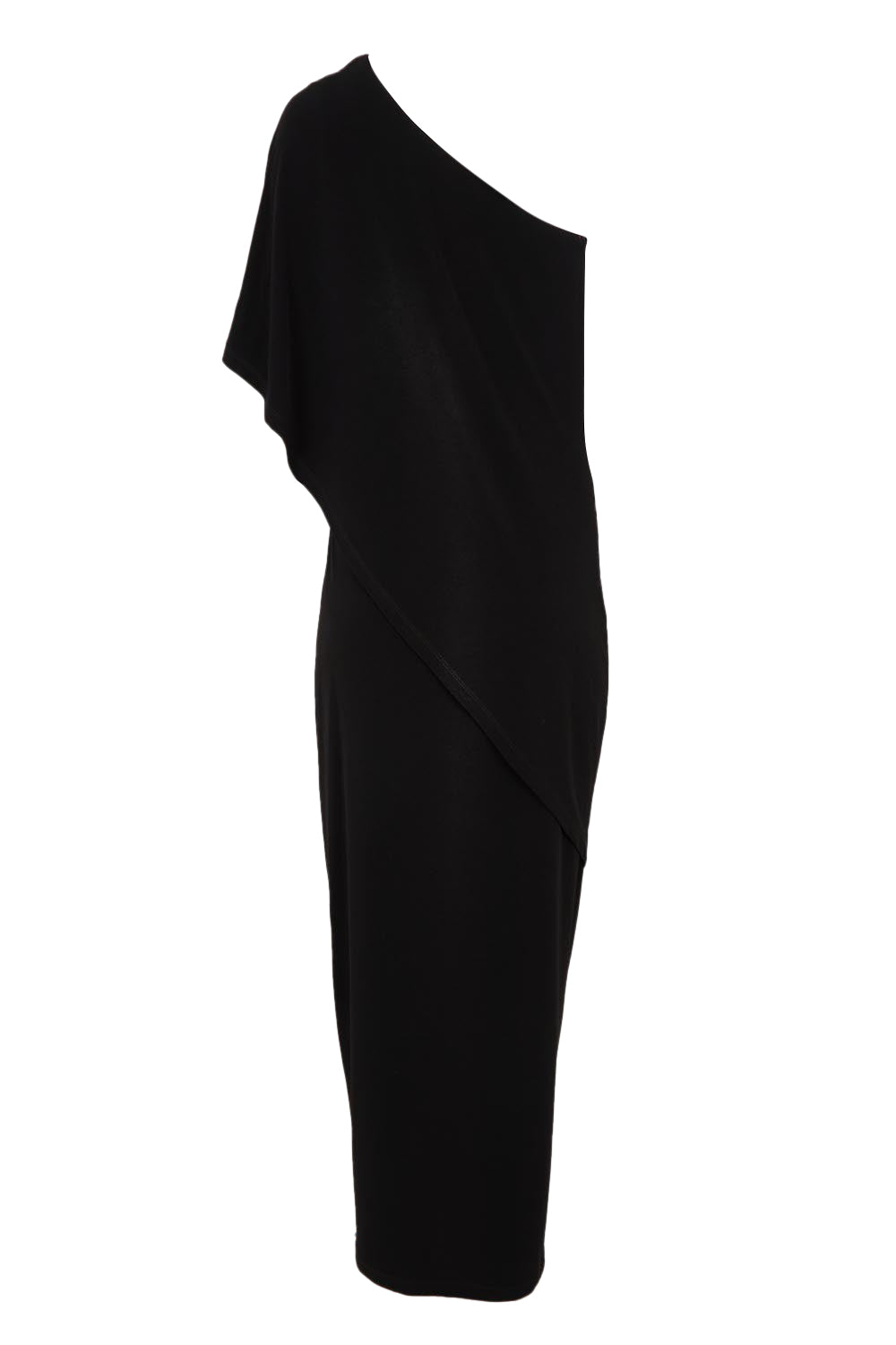 Product shot of the Vanessa Evening Gown in colour Black (Black), from the back