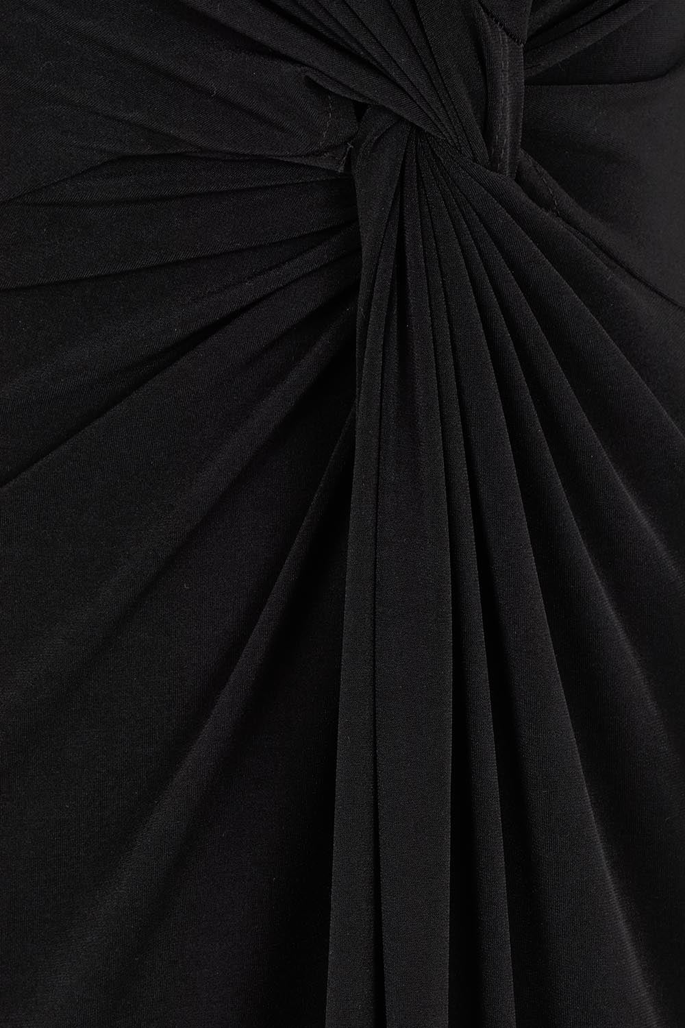 Product shot of the Vanessa Evening Gown in colour Black (Black), detail