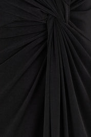 Product shot of the Vanessa Evening Gown in colour Black (Black), detail