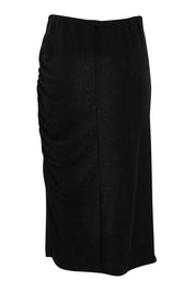 Product shot of the Aisling Skirt in colour Black (Black), from the back