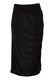 Product shot of the Aisling Skirt in colour Black (Black), from the front