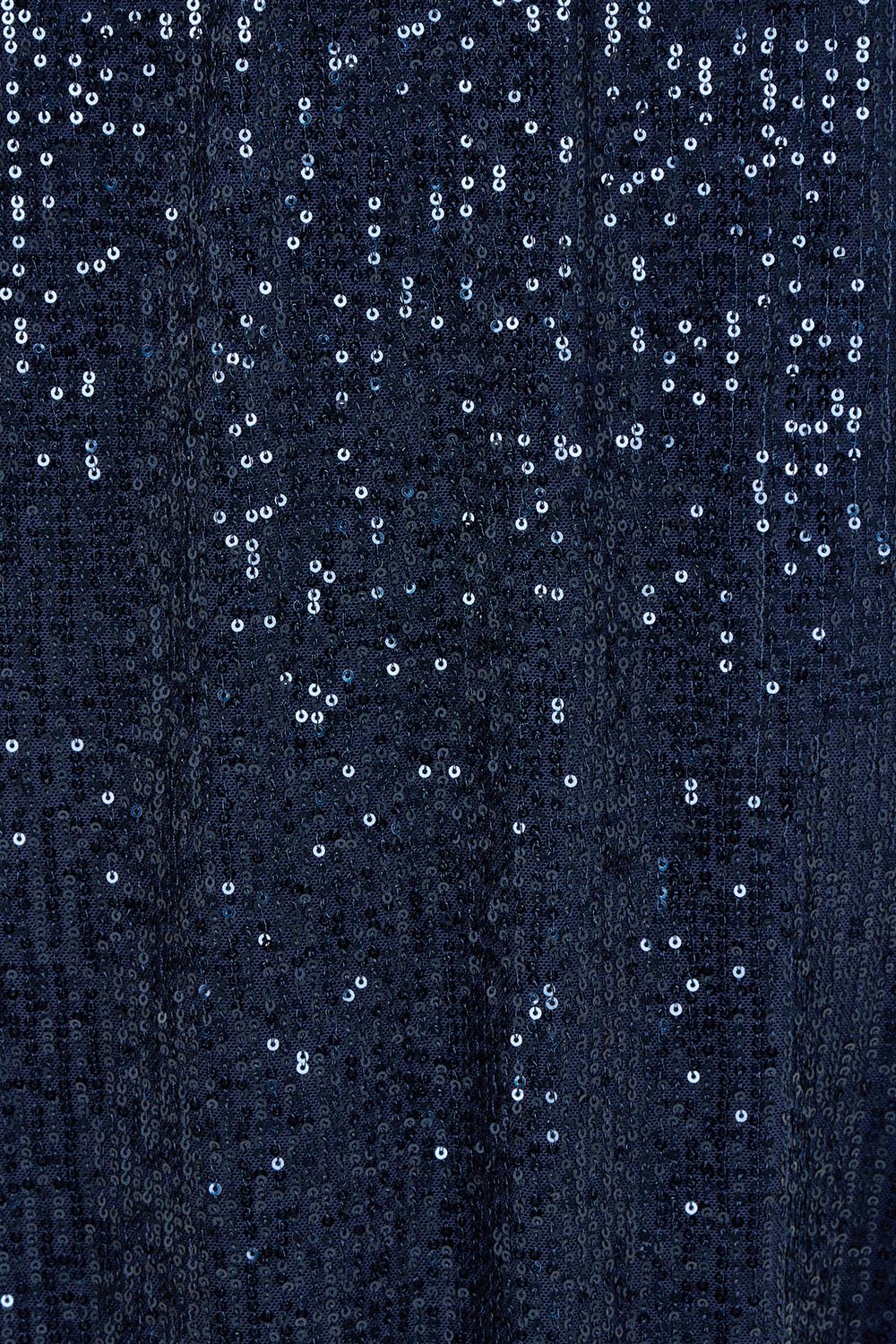 Product shot of the Reegan Sequin Skirt in colour Navy (Metallics), detail