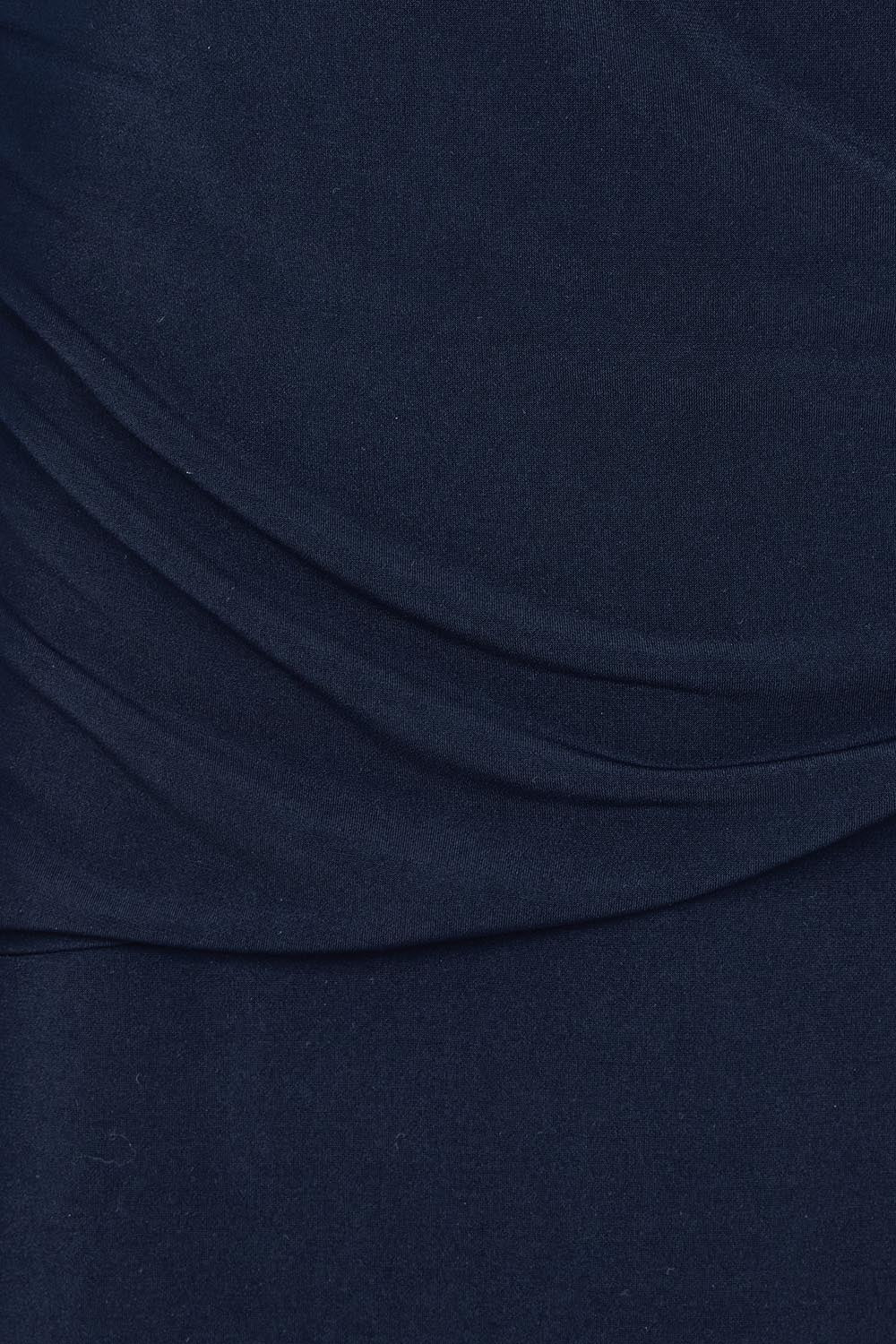 Product shot of the Lucy Dress in colour Navy (Blue), detail