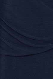 Product shot of the Lucy Dress in colour Navy (Blue), detail