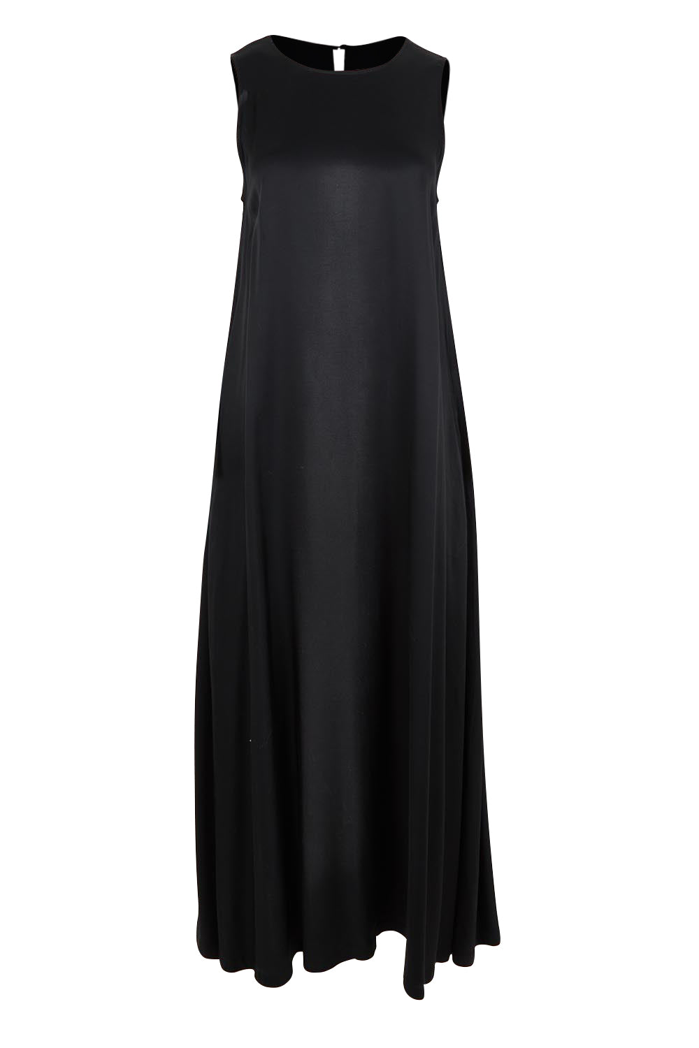 Product shot of the Linda Dress in colour Black (Black), from the front
