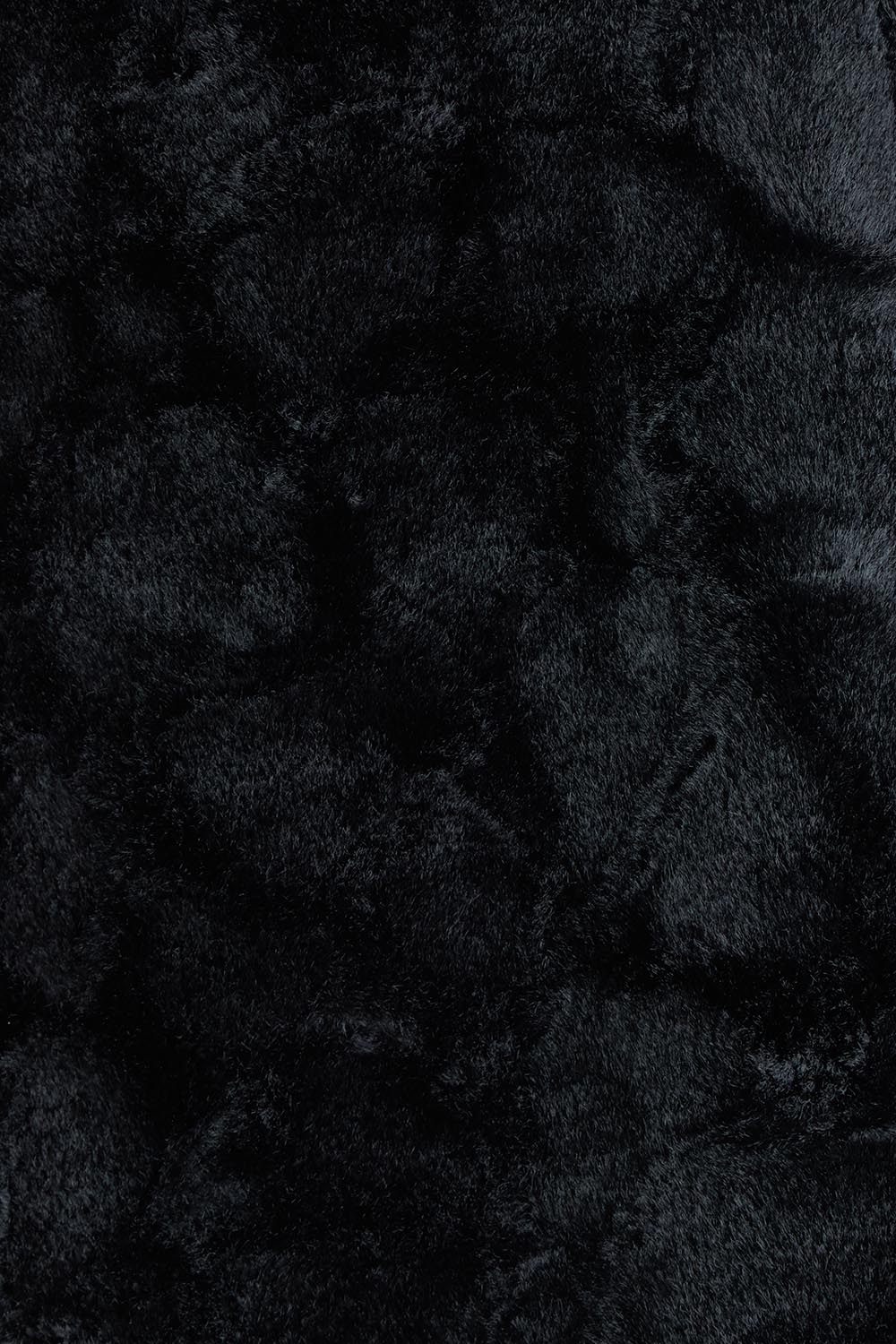 Product shot of the Daphne Faux Fur Cape in colour Black (Black), detail