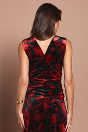 Sabrina Velour Top – Nightfleur