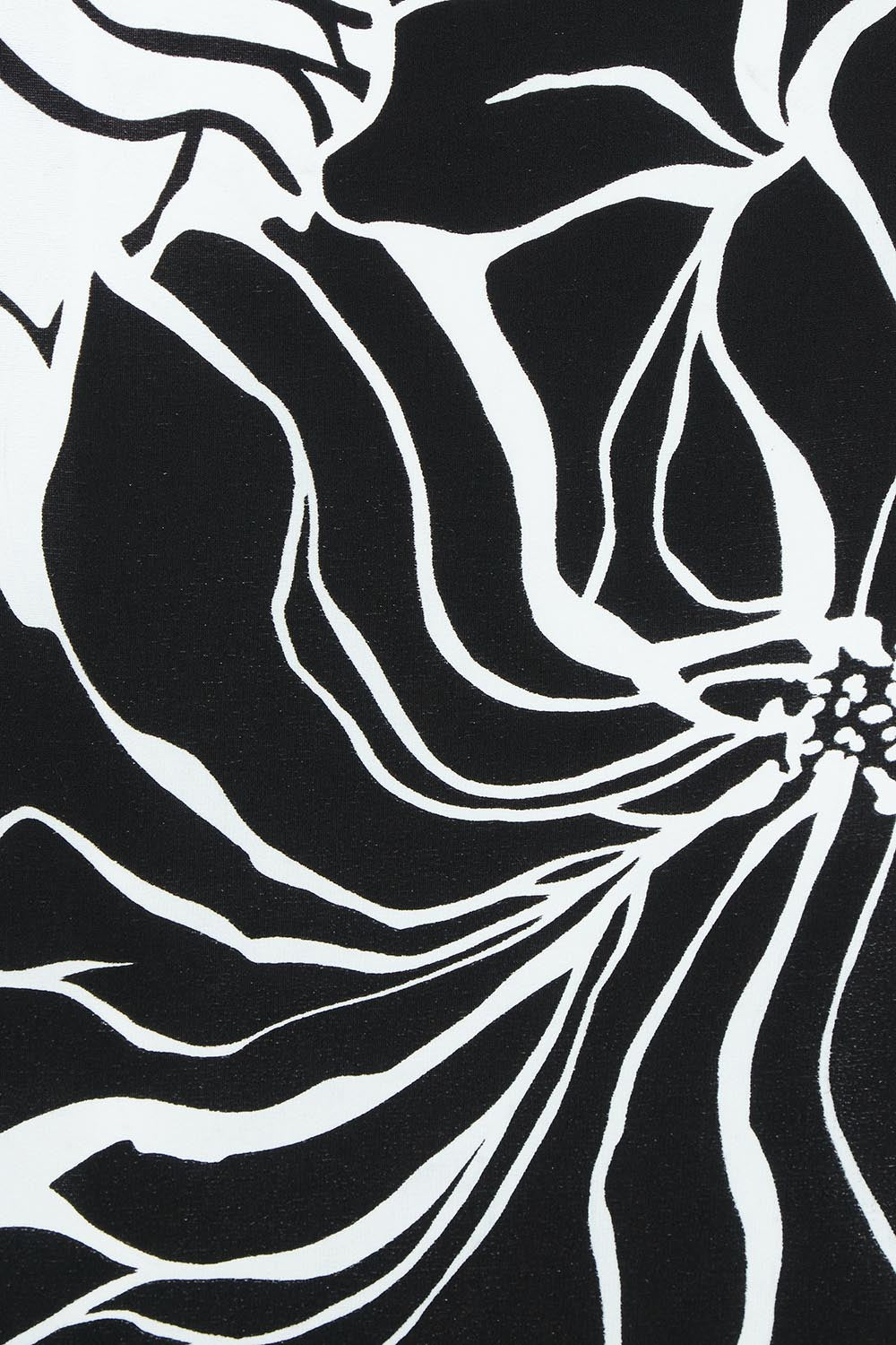 Product shot of the Racquel Dress in colour Blackwhite (Black), detail