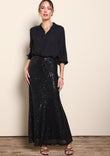 Remy Sequin Skirt – Black