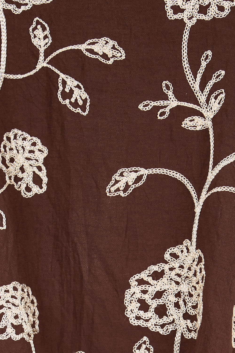 Product shot of the Celia Top - Chocolategold in colour Chocolategold, showing detail