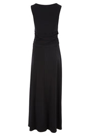 Product shot of the Alexa Dress in colour Black (Black), from the back
