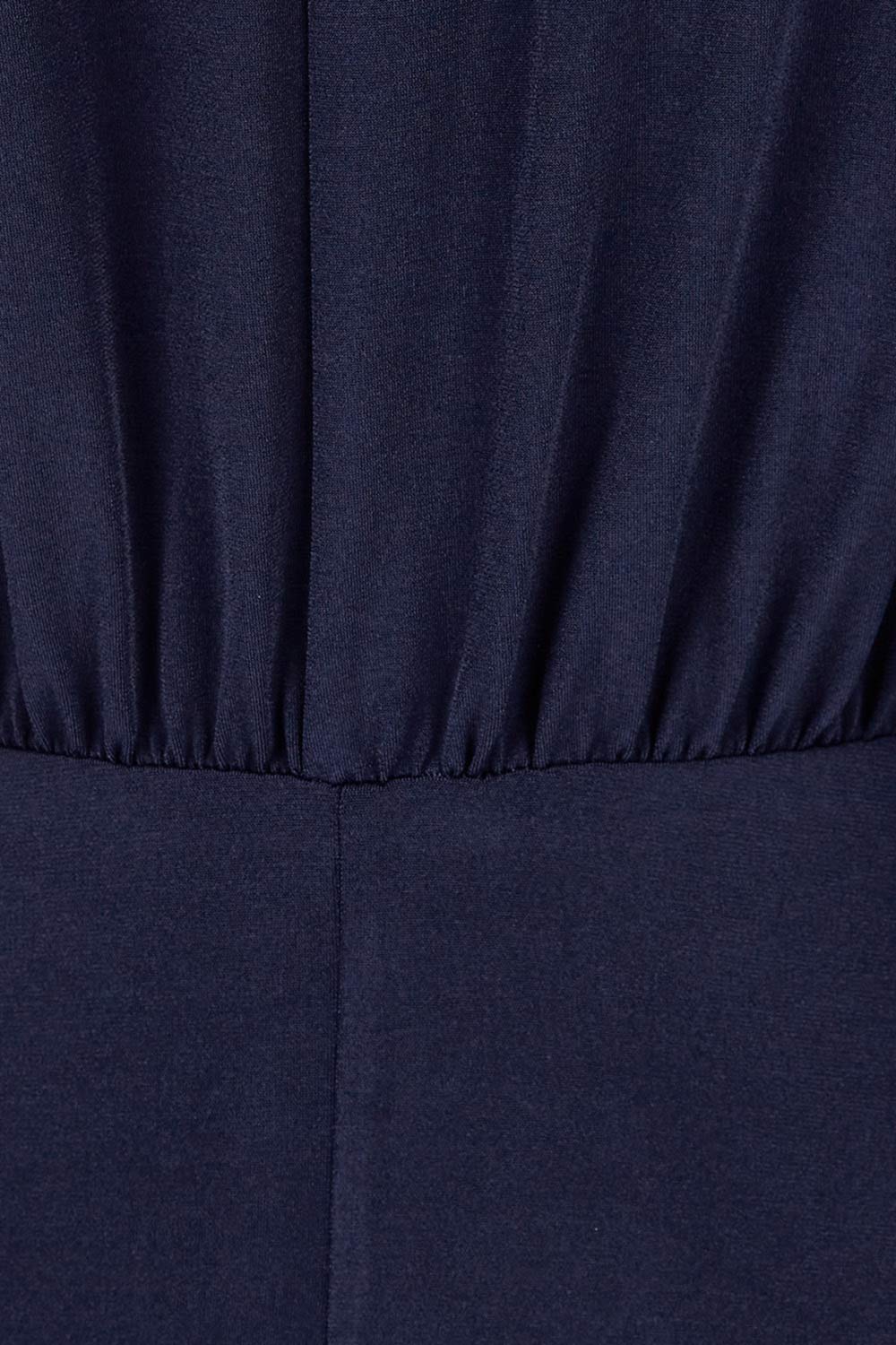 Product shot of the Nancy Dress in colour Navy (Blue), detail