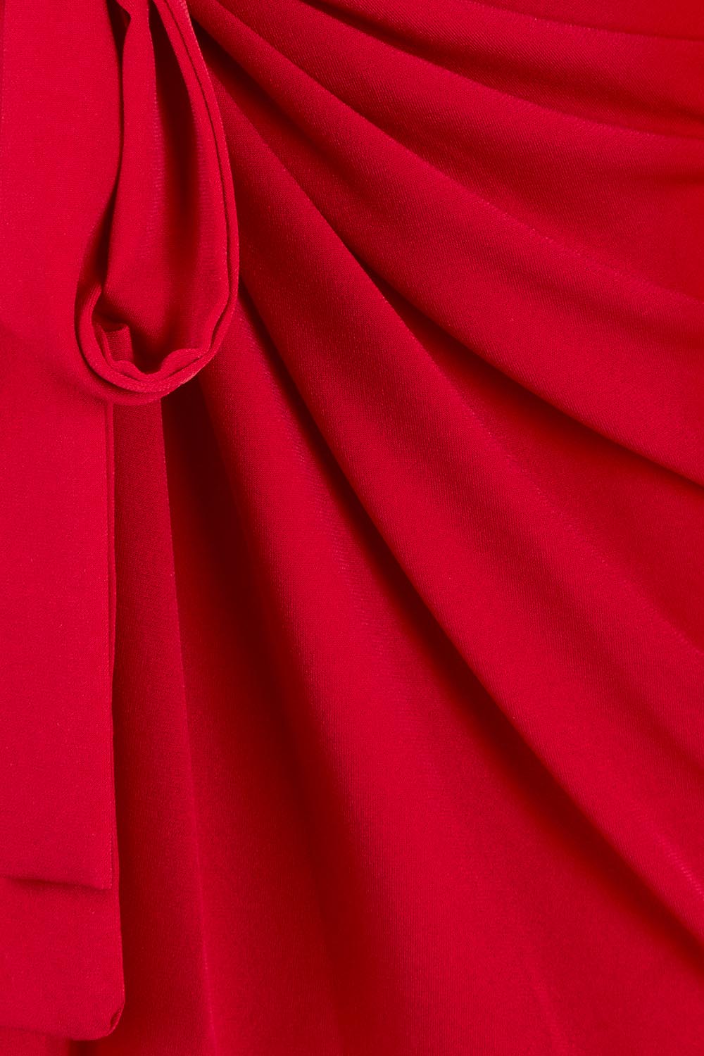 Product shot of the Nancy Dress in colour Red (Red), detail