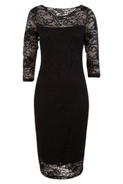 Product shot of the Michelle in colour Black (Black), from the back