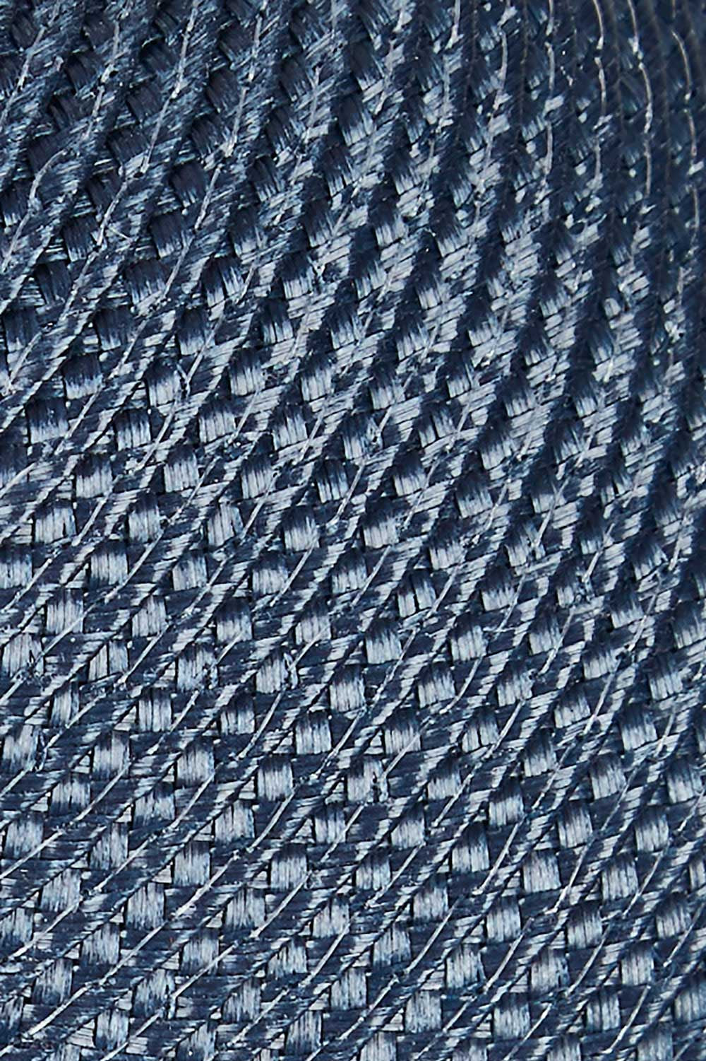 Product shot of the Drew Fascinator in colour Navy (Blue), detail