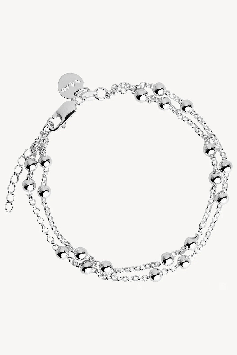 Product shot of the Mattina Silver Bracelet in colour Silver (Metallics), detail