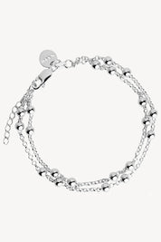 Product shot of the Mattina Silver Bracelet in colour Silver (Metallics), detail