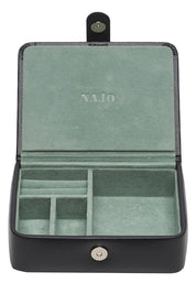 Product shot of the Travel Jewellery Box in colour Black (Black), detail
