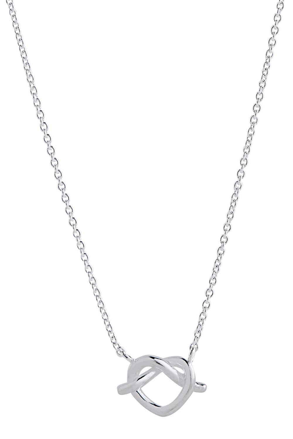 Product shot of the Eternal Silver Necklace in colour Silver (Metallics), detail