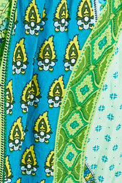 Product shot of the Hendrix Pants in colour Mauiaqua (Green), detail