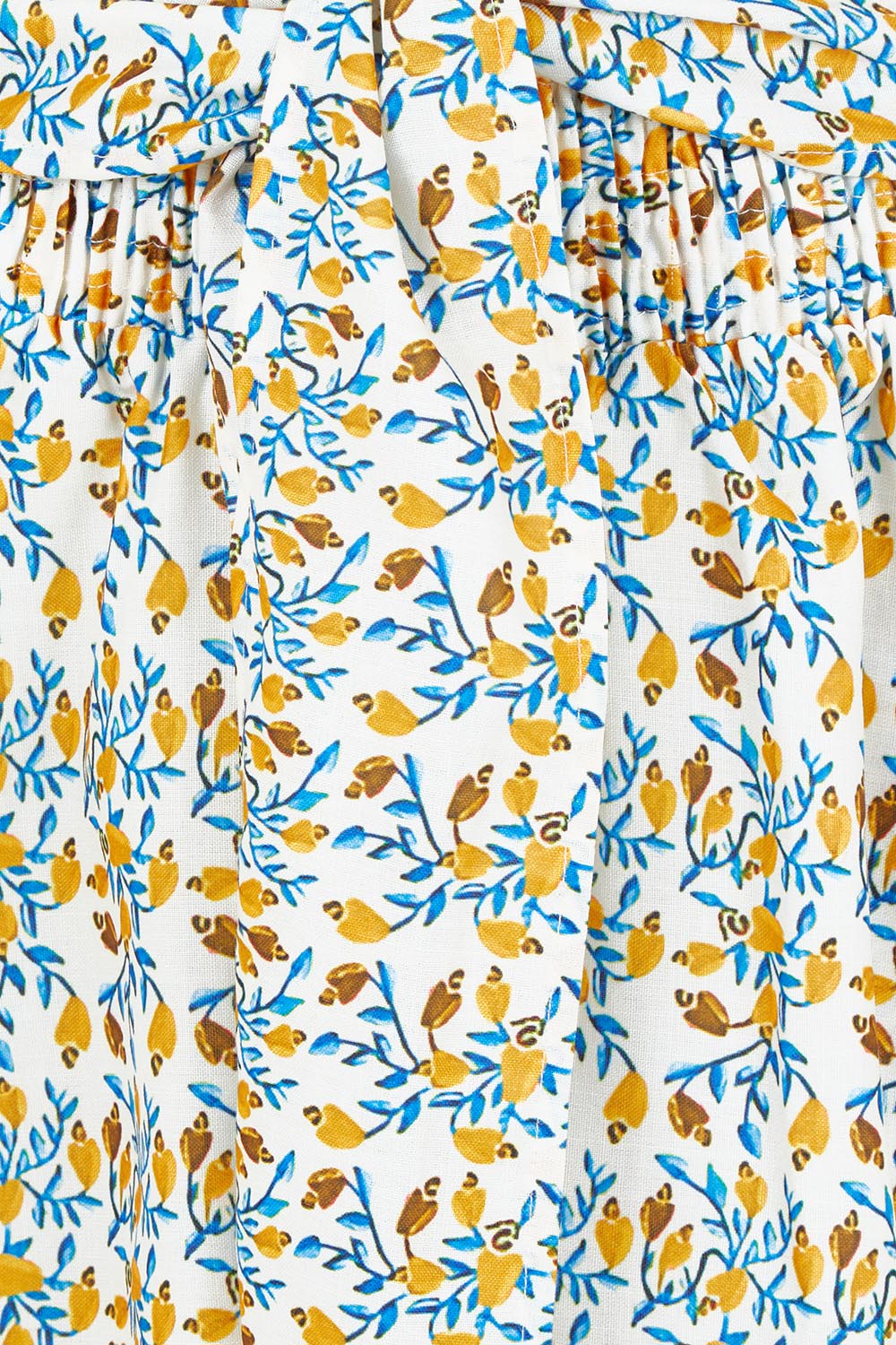 Product shot of the Hendrix Pant in colour Saharablue (Blue), detail