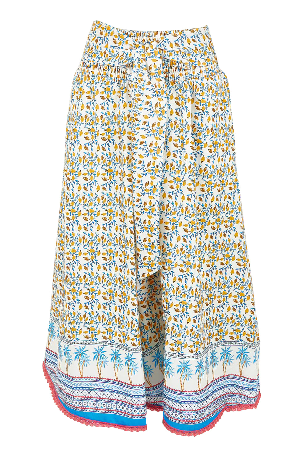Product shot of the Hendrix Pant in colour Saharablue (Blue), from the front