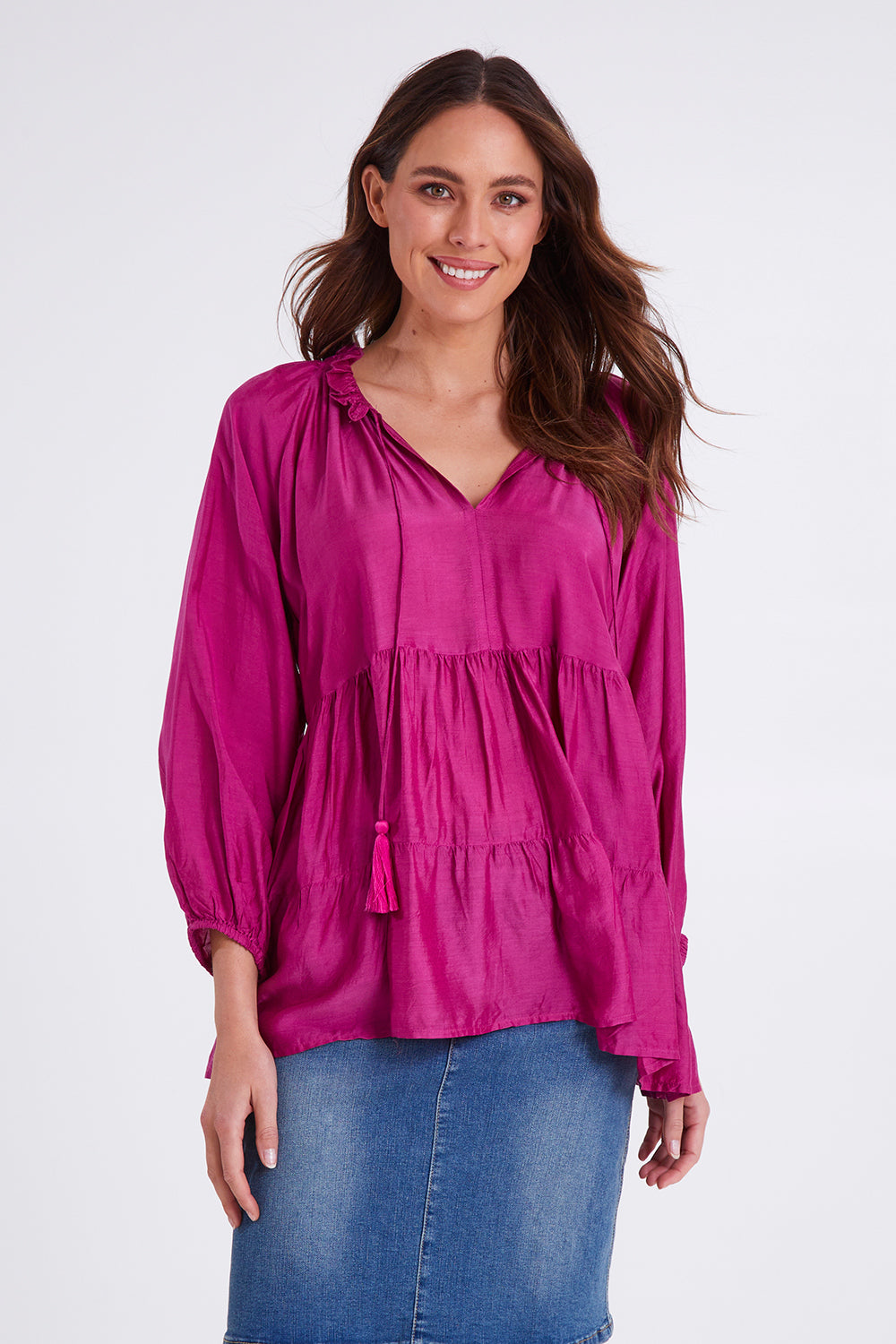 Preloved Matilda L/S Top - Orchid