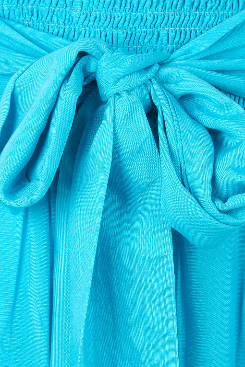 Product shot of the Hendrix Pant in colour Turquoise (Blue), detail