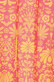 Product shot of the Hacienda Cotton Tunic in colour Majestic (Pink), detail