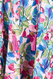 Product shot of the Sao Paulo Long Sleeve Dress – Forsvik in colour Forsvik, showing detail