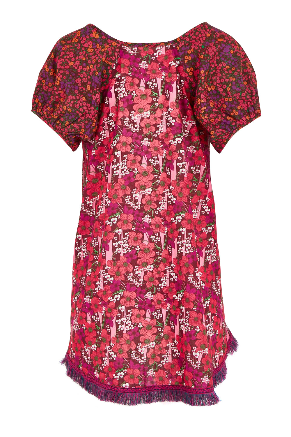 Product shot of the Sao Paulo Cotton Top in colour Oasispink (Pink), from the back