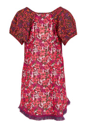 Product shot of the Sao Paulo Cotton Top in colour Oasispink (Pink), from the back