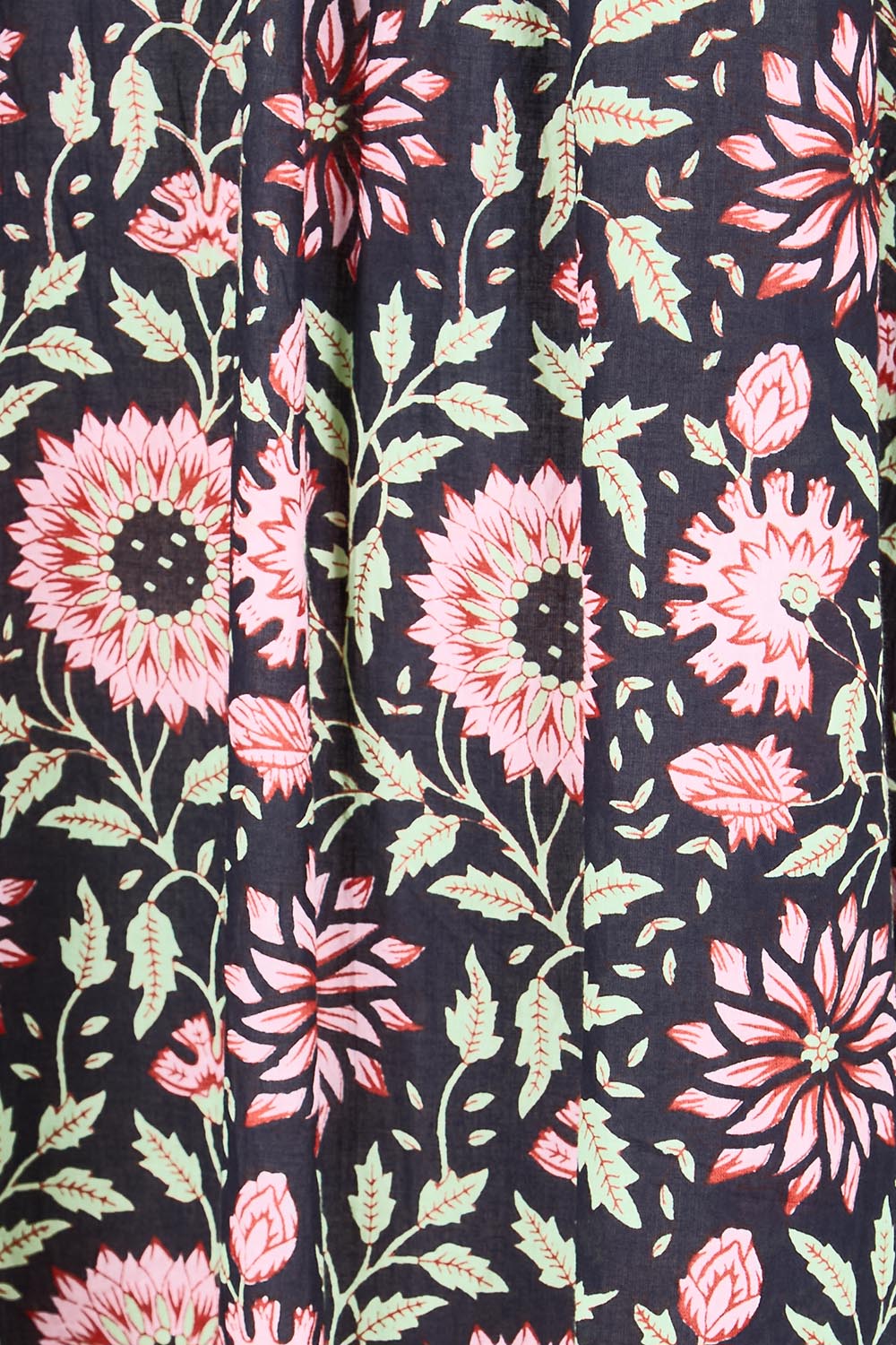 Product shot of the Slip Cotton Dress – Gabor in colour Gabor, showing detail