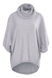 Product shot of the Natural Swing Kimono in colour Dove (Grey), from the front