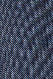 Product shot of the Cotton Linen Longline Blazer in colour Deepocean (Blue), detail