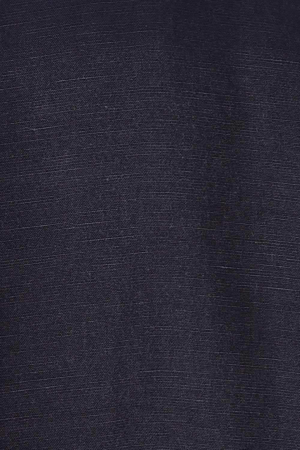 Product shot of the Linen Blend Wide Leg Pant in colour Inknavy (Blue), detail