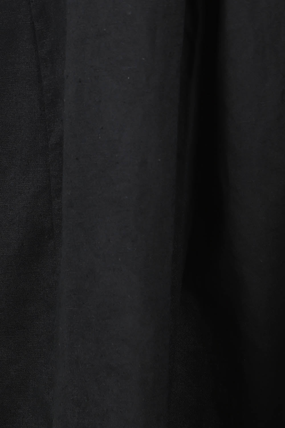 Product shot of the Linen Cotton Summer Relaxed Dress in colour Black (Black), detail