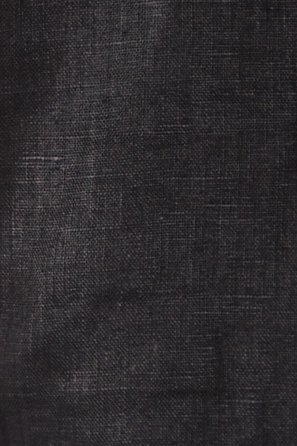 Product shot of the Linen Tank in colour Black (Black), detail